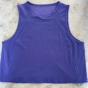 Lululemon Sculpt Cropped Tank Top.  Size 8.  New without tags. Color is purple.